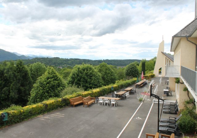 A view from the balcony